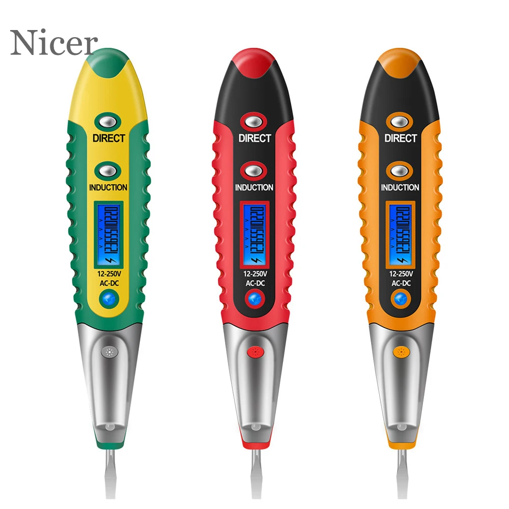 

LCD Digital Display Voltage Test Pen AC 12-250V Tester Electrical Screwdriver LCD Voltage Detector Test Pen Electrician Tools