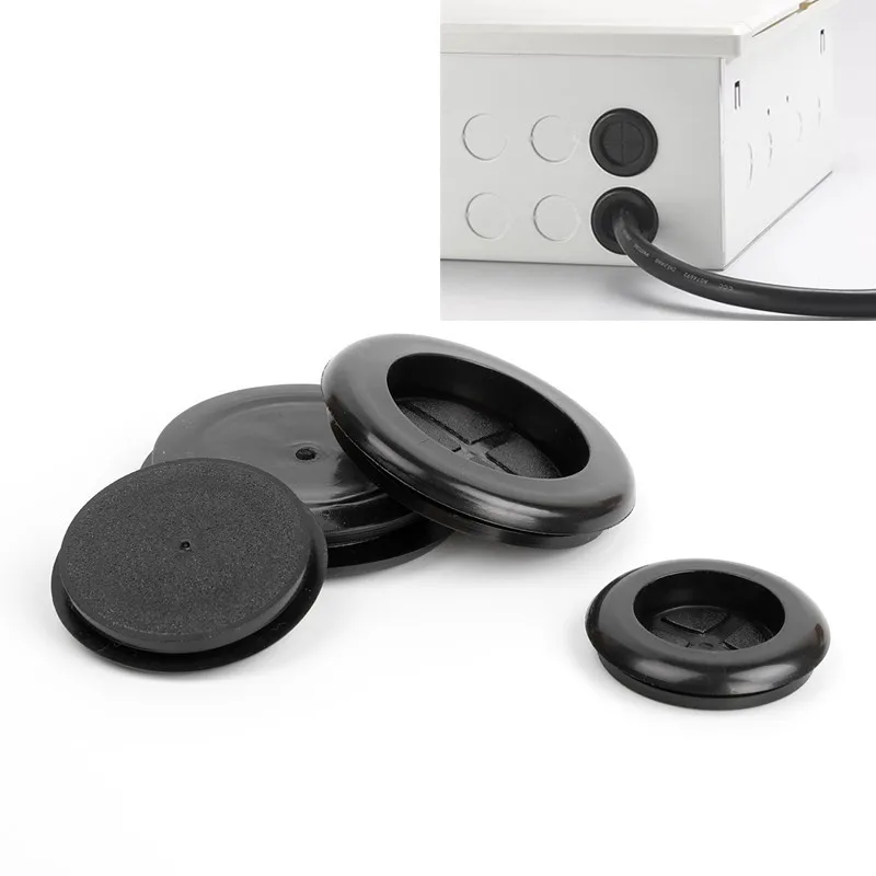 10 шт. Рифленые резиновые прокладки крепежная втулка для проводов электрическая