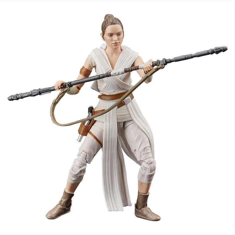 

Hasbro 6inches Star War Original Action Figure The Black Series Rey And D-O Anime Movie Collection Model For Gift Free Shipping