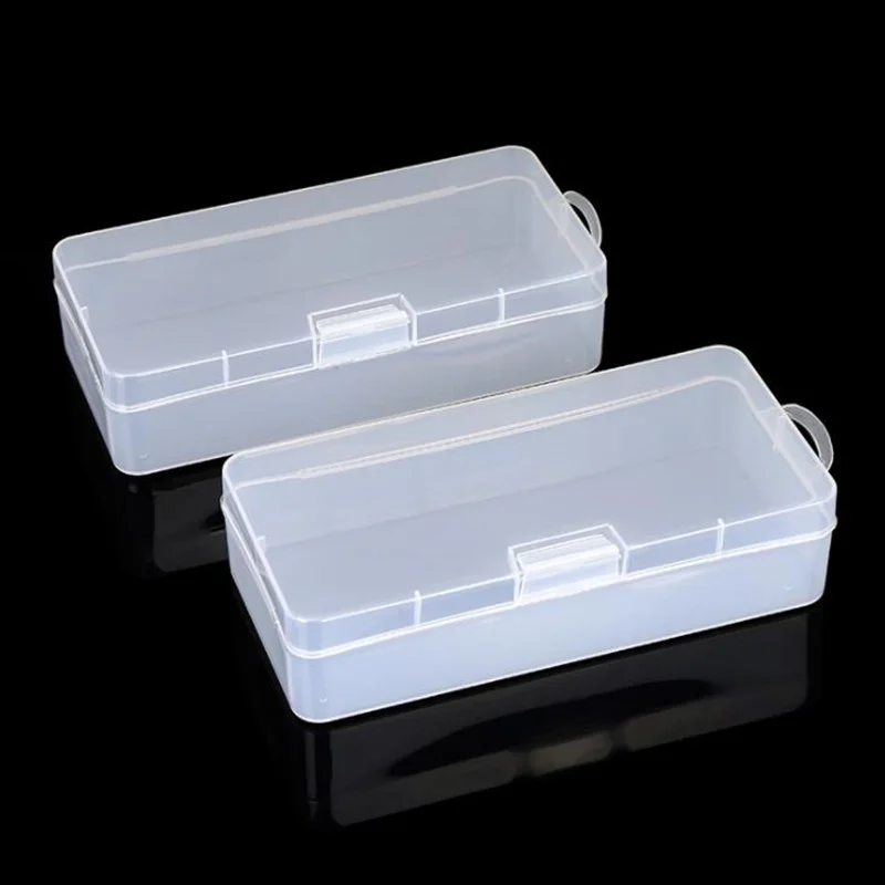 50 шт. пластиковые коробки для хранения ювелирных изделий прямоугольная