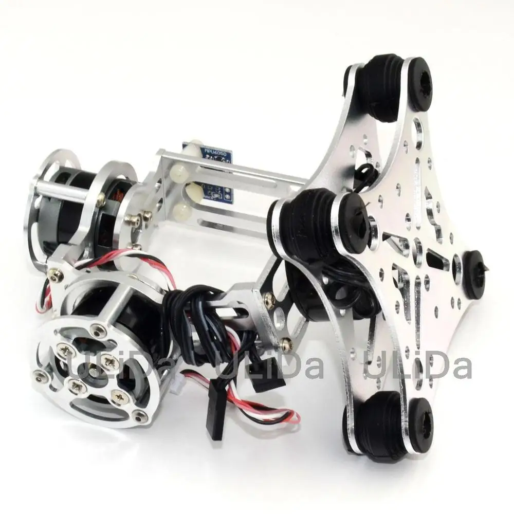 

DIY Light CNC Metal Alloy Brushless Camera Gimbal Mount /w 2805 Motor + 2pcs 2208 motor For Gopro FPV DJI Phantom 2 3