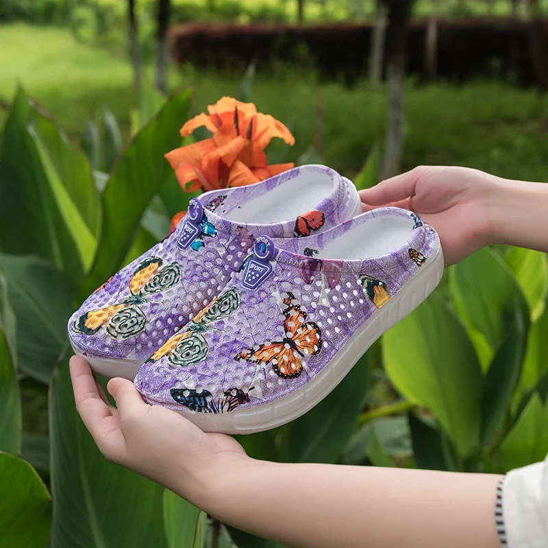 womens casual Clogs Breathable beach sandals valentine slippers summer slip on women flip flops shoes home shoes for women