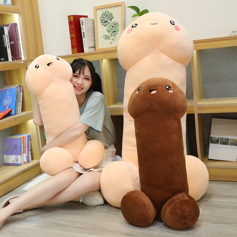 1pc 30-90CM Funny Sexy Penis Plush Toys Creative Stuffed Soft Sleeping Pillow for Lovers Girlfriend Lovely Birthday Gift Dolls | Игрушки и