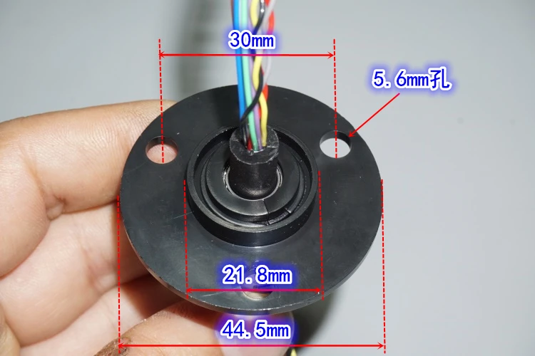 

Hat Conductive Slip Ring Ring Miniature Rotary Slip Ring 2A10 Passage Capsule Slip Ring Collector Ring Signal Electrical