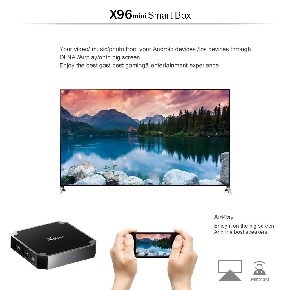 android tv box X96 mini iptv with cheapest price good quality smart optional 1GB 8GB and 2GB16GB | Электроника