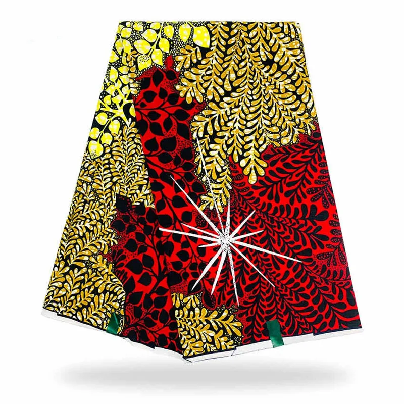 100% хлопок африканская Оригинальная Ткань из натурального воска 2021 новая ткань с