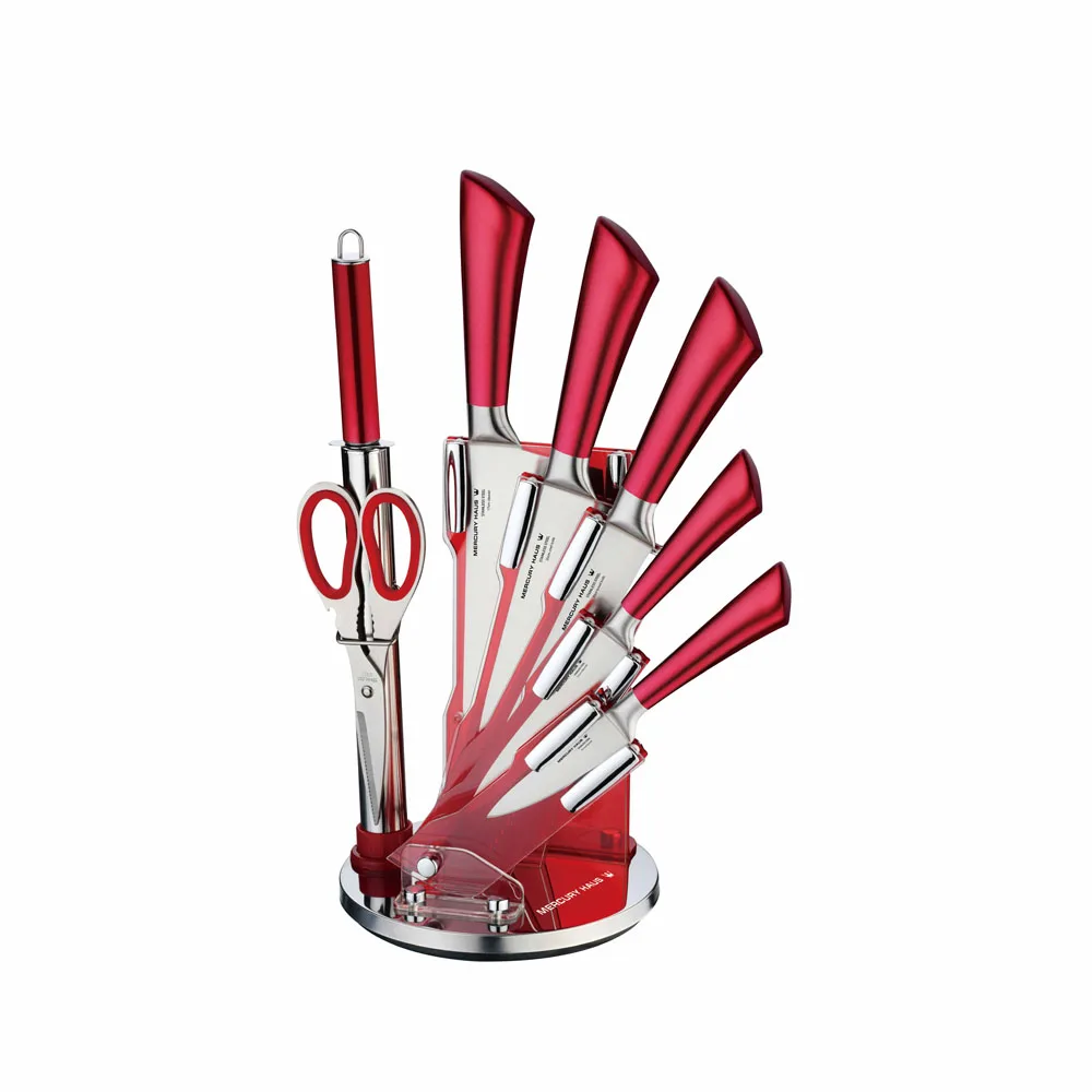 8 шт. набор кухонных ножей из нержавеющей стали градиентная цветная ручка с