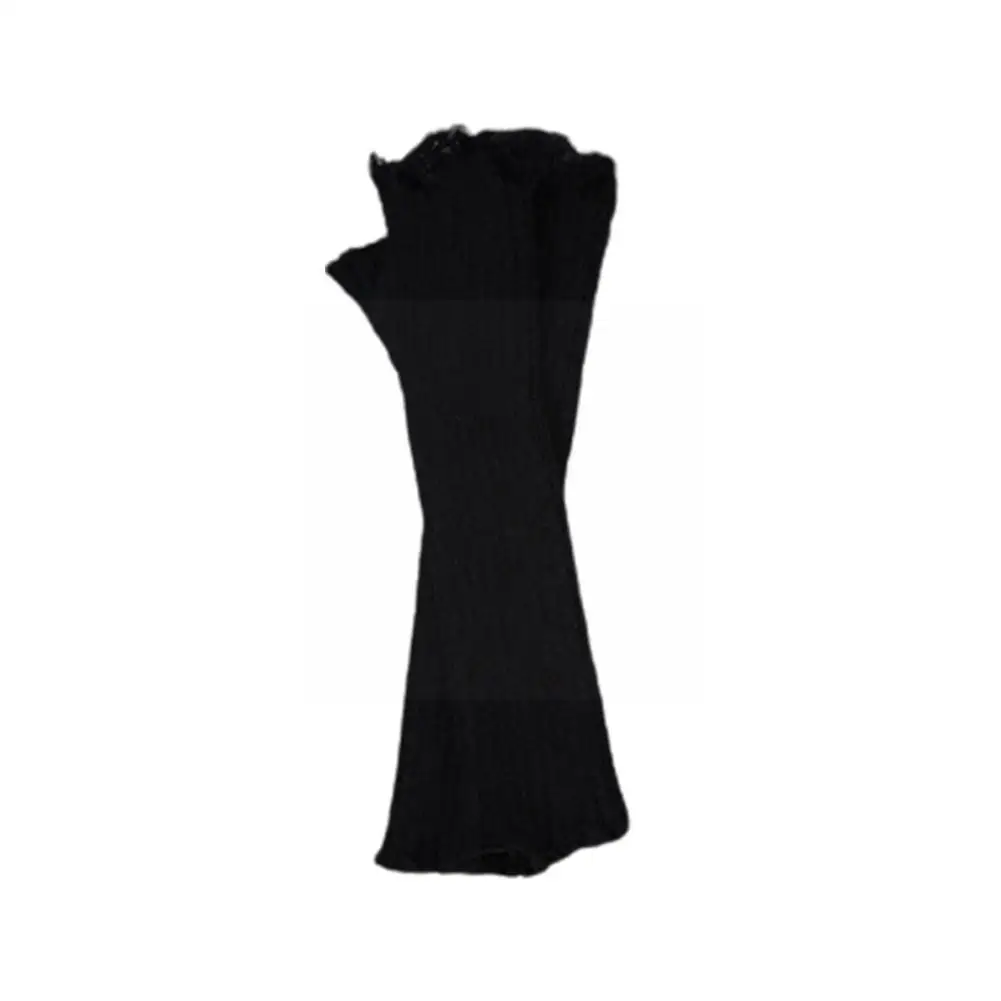 

Trendy Men and Women Warm Fashion Arm Sleeves Black Apricot Winter Sleeves Gloves Three-color Gloves Hand Skeleton Gray Y9O0