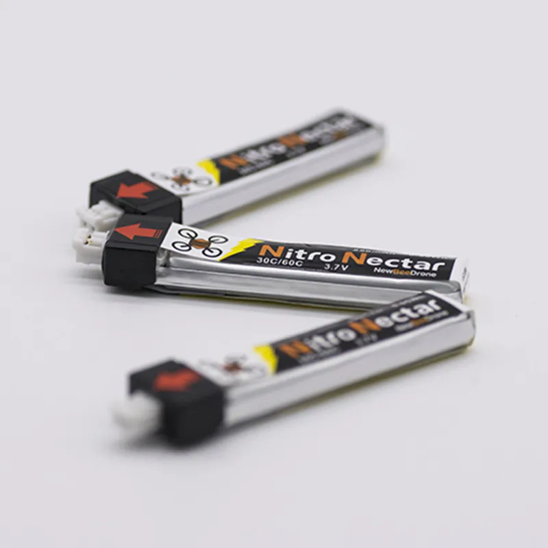 

NewBeeDrone Nitro Nectar 250mAh 1S LiPo Battery 30C 60C 3.7V 3.8V PH2.0 Plug For FPV Racing Tiny Whoop