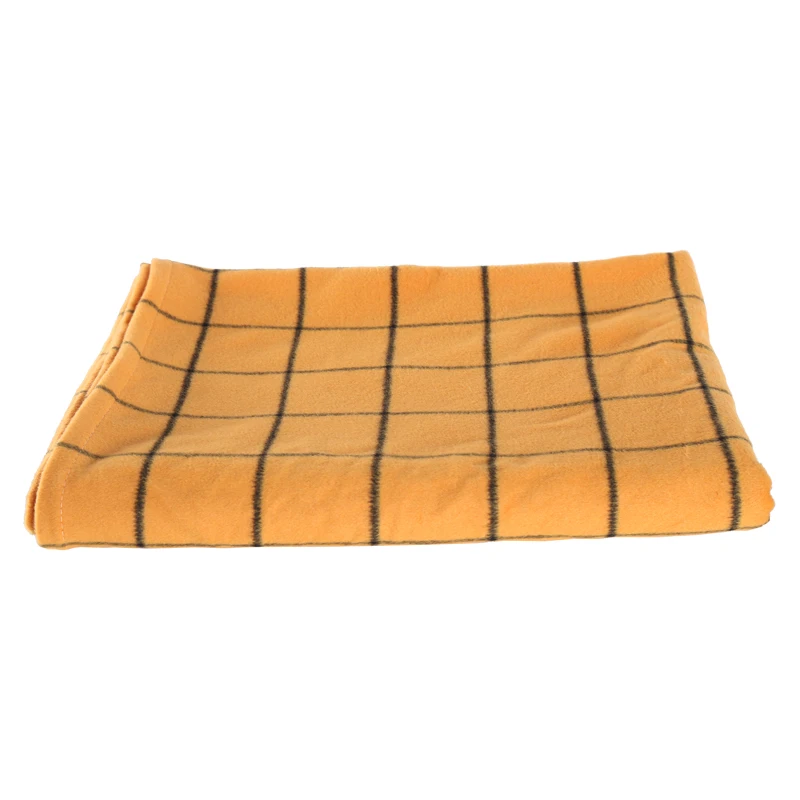 

Wool blankets yellow plaid autumn winter warm sheets dormitory office nap sofa line leisure throw blanket decoration 145x200cm
