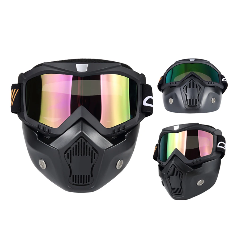 Universal New retro face mask goggles off-road motorcycle goggles outdoor riding goggles