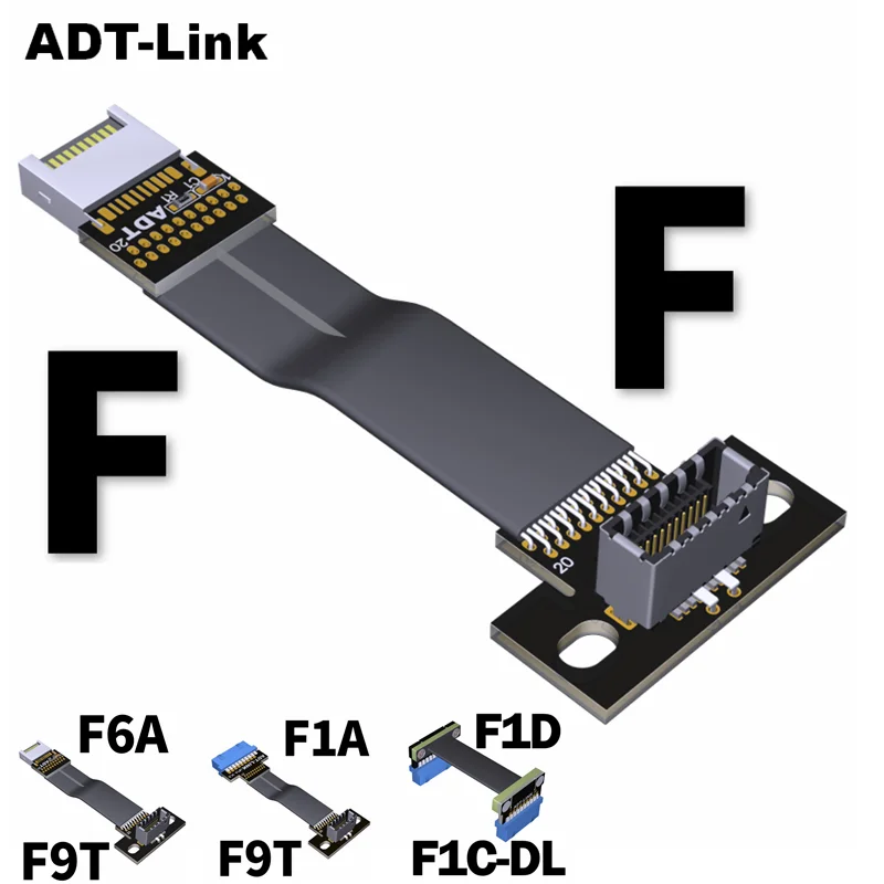 USB 3 1 Разъем передней панели к 0 20 контактный разъем Штекерный Удлинительный