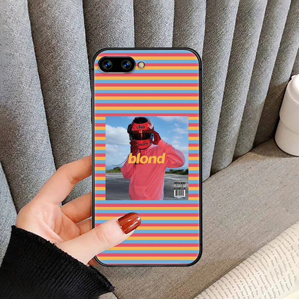 

Franks blond Oceans Phone Case For HUAWEI Honor Nova 5 7 8 9 10 20 30 A C T I X Lite Pro black Etui Trend Bumper Soft Shell 3D