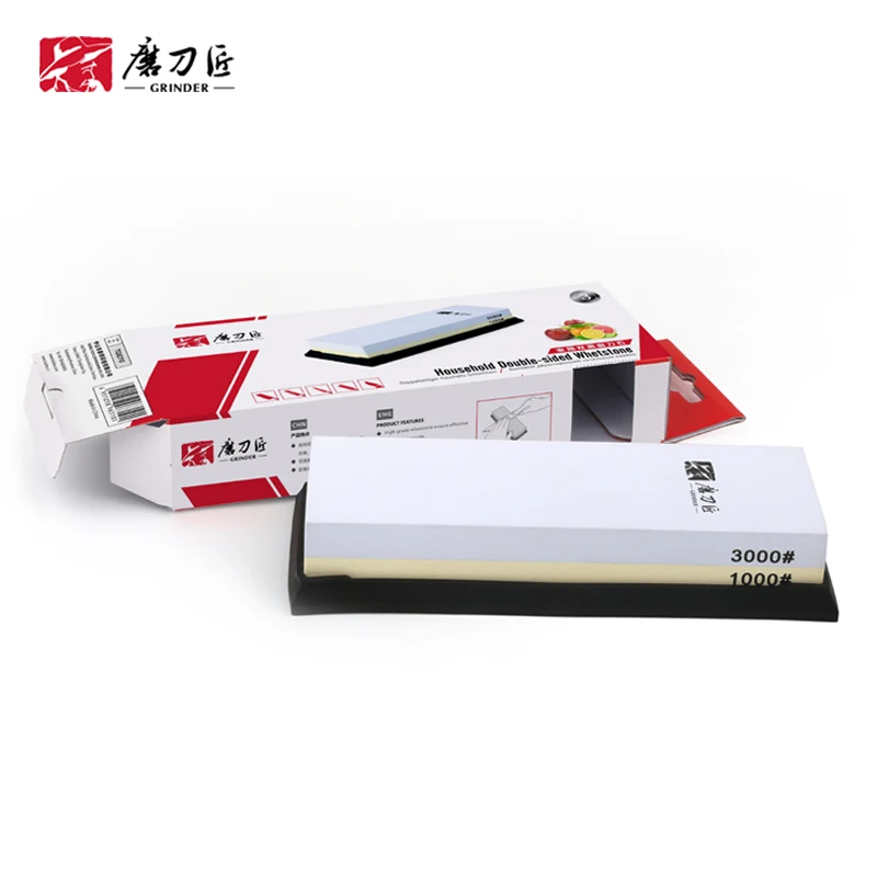 Кухонный точильный камень 2 в 1 с зернистостью 3000/1000 двухсторонний TAIDEA TG6310 точилка