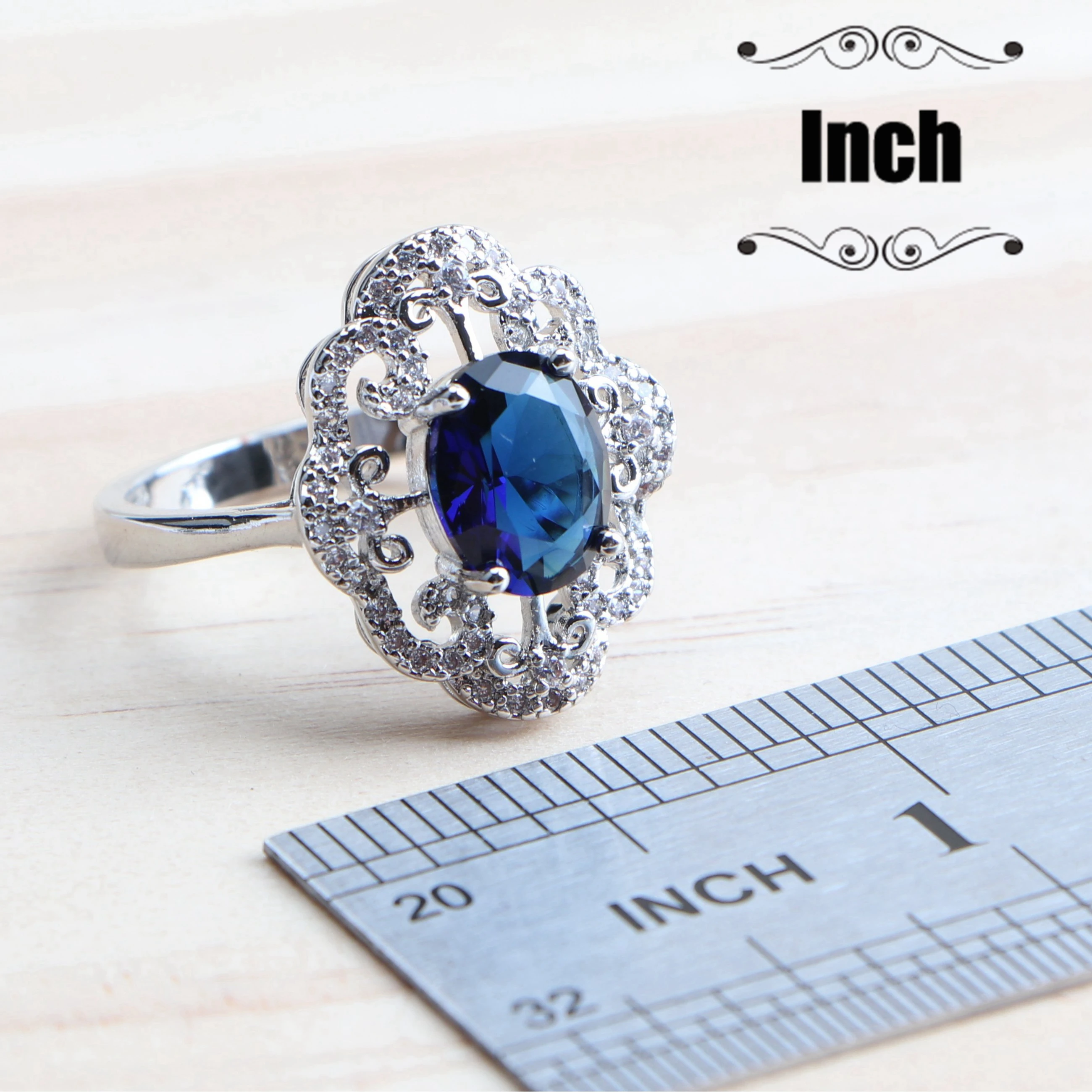 Комплект из колье серёг кольца и браслета серебра 925 пробы|Ювелирные наборы| |