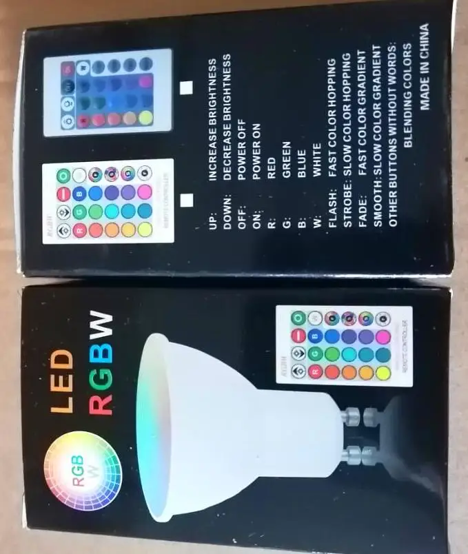 GU10 E27 E14 E26 GU5.3 MR16 лампочки RGBW Bombillas Led 8W Светодиодная лампа Dimmable White GU 10 Bulb 16 цветов с