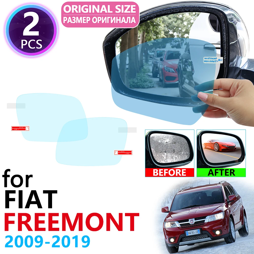 Для Fiat Freemont 2011 ~ 2019 полное покрытие зеркало заднего вида непромокаемая