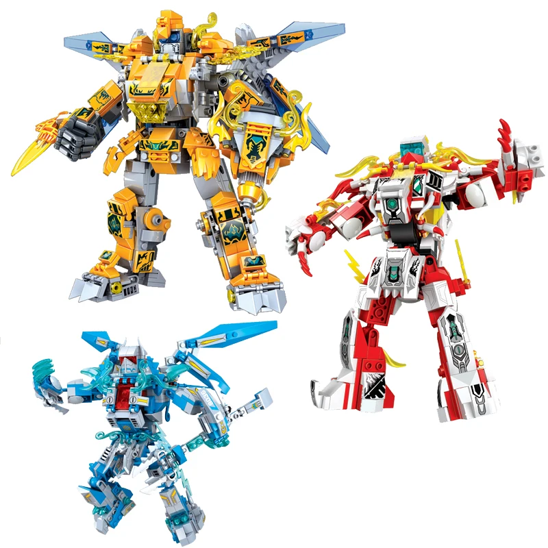 

Dragon Knight Transformation Robot Action Figures Ninja Transformers Toys Building Blocks For Kids Toys Child Gift