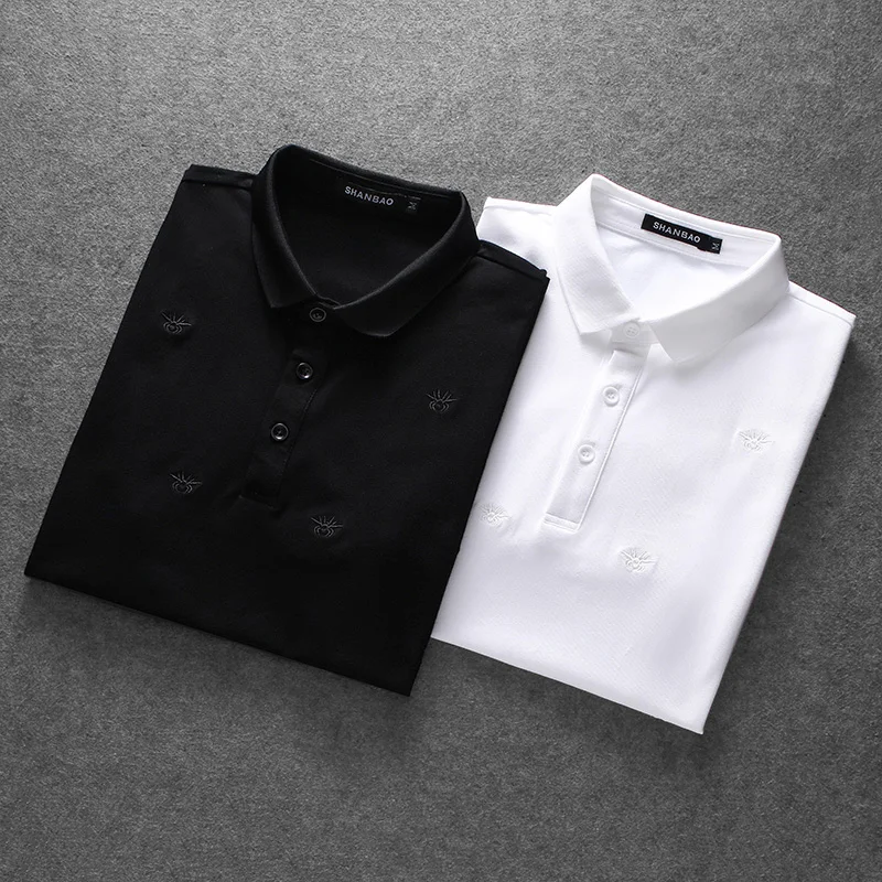 

Hot Sale Brand Designer Men Polos New Summer Men Polo Shirts Short Sleeve Embroidery Design Breathable Casual Shirt 5XL 9208