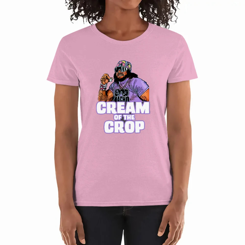 

Cream Of The Crop Printed Tshirt Woman Spring Summer Cotton Top Japanese Anime Loose Streetwear Harajuku Cotton Woman Tshirts