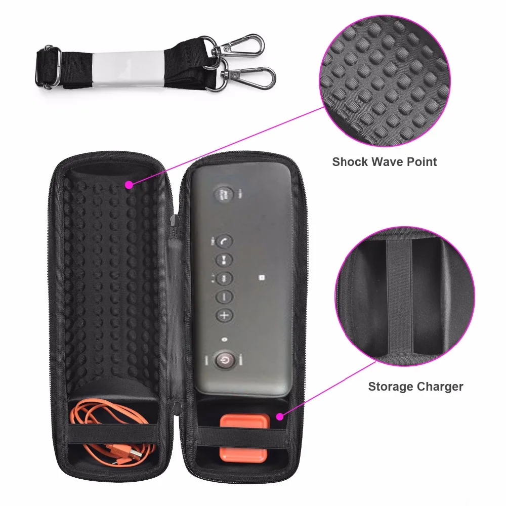 Противоударный жесткий защитный чехол для Sony SRS XB30 XB31 XB32 JBL Charge 3 4 Pulse