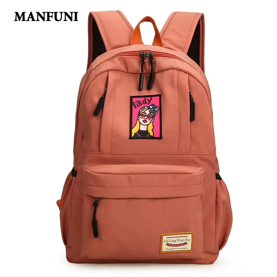 Новый рюкзак для девочки подростка модный уличный стиль женщин