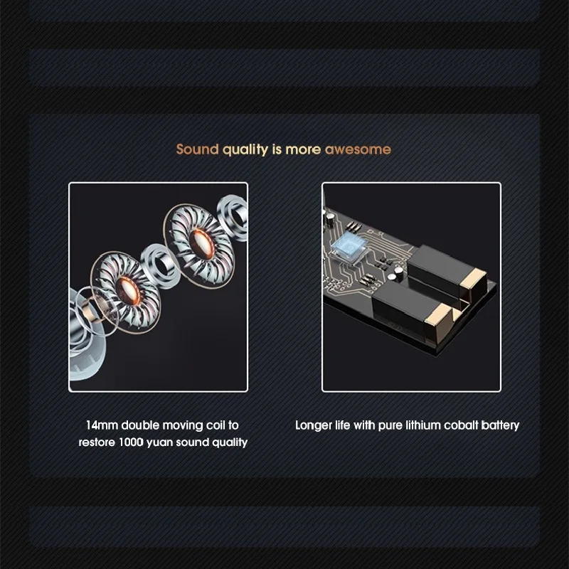 

Pro4 4 Generation Bluetooth Headset TWS Headset Sports Semi-in-Ear Stereo Wireless Headset