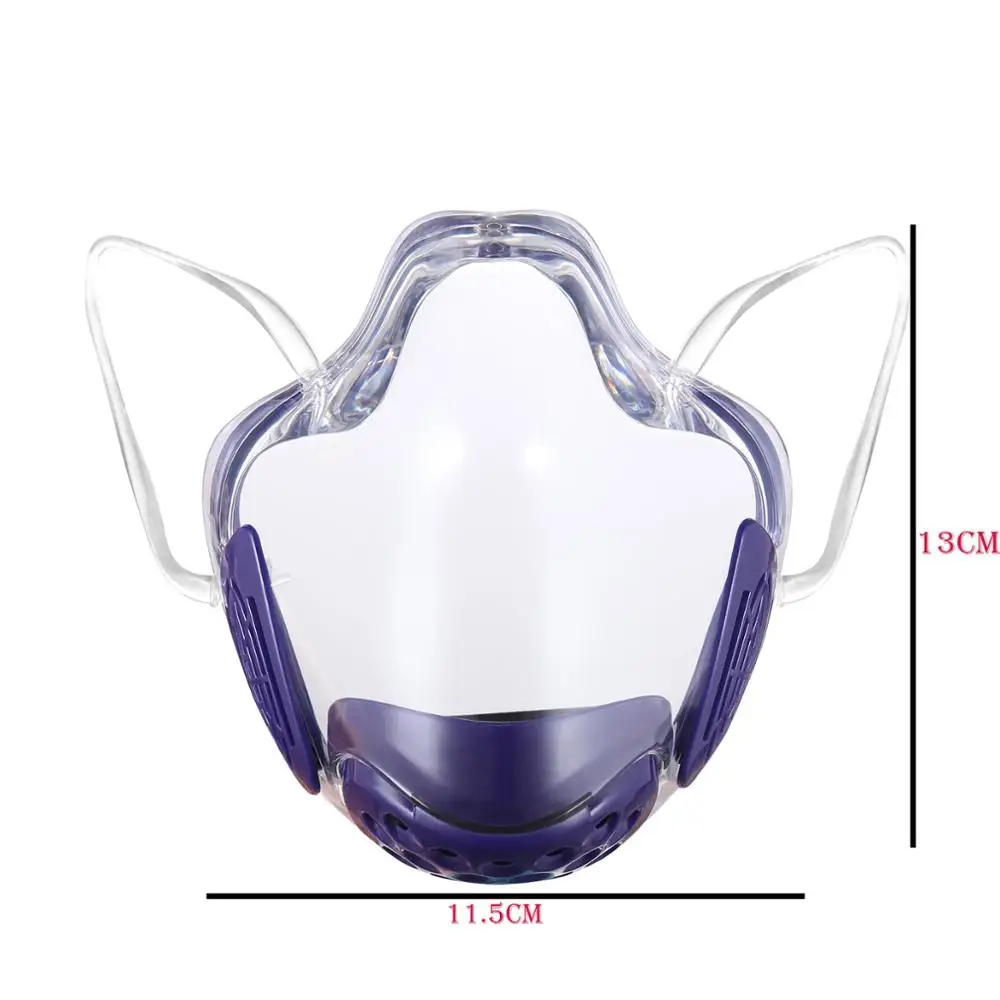 

Adults Durable Mask Face Shields LED Christmas Transparent Mask Light Up Mask Lights Glowing Protective Mask For Men And Women