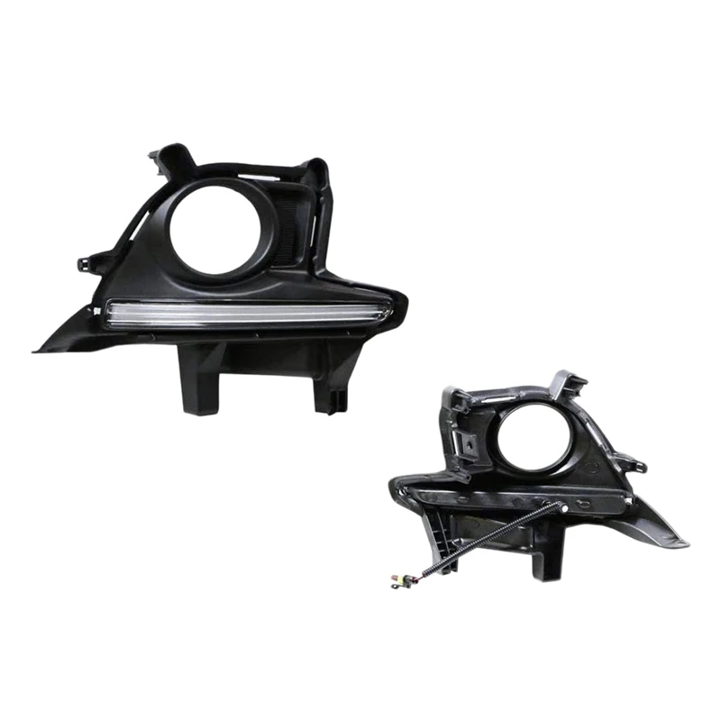 

Автомобильные противотуманные фары на бампер, светодиодсветодиодный дневные ходосветильник ни для Toyota Highlander 2014-2016