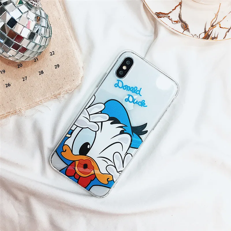 Милый чехол с рисунком Микки для iPhone 6, 6s, 7, 8 Plus, мягкий силиконовый чехол для телефона, чехол для iPhone 11 Pro, X, XR, Xs Max, чехол