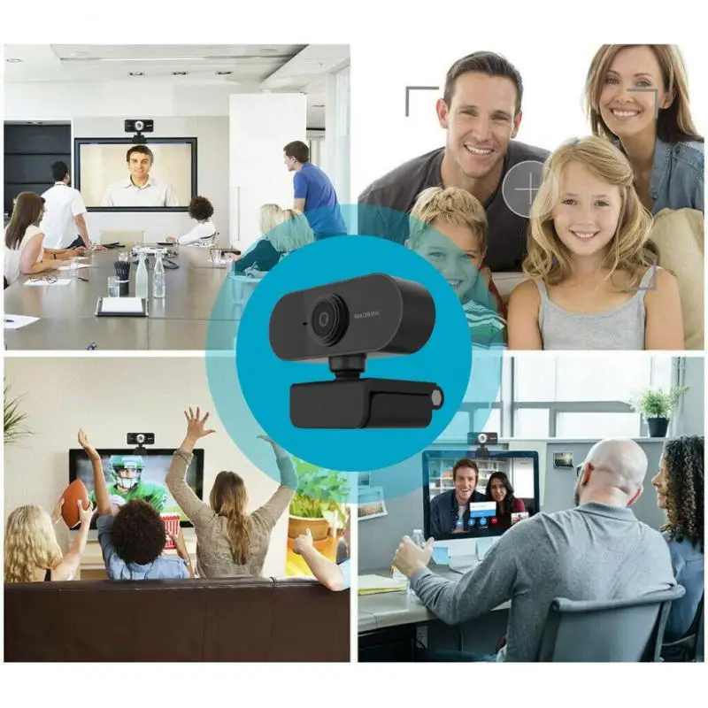 

Webcam 480p HD Computer Online Teaching 360 Degree Web Camera HD Lens With Mic USB Webcam Noise Reduction For Video Conference