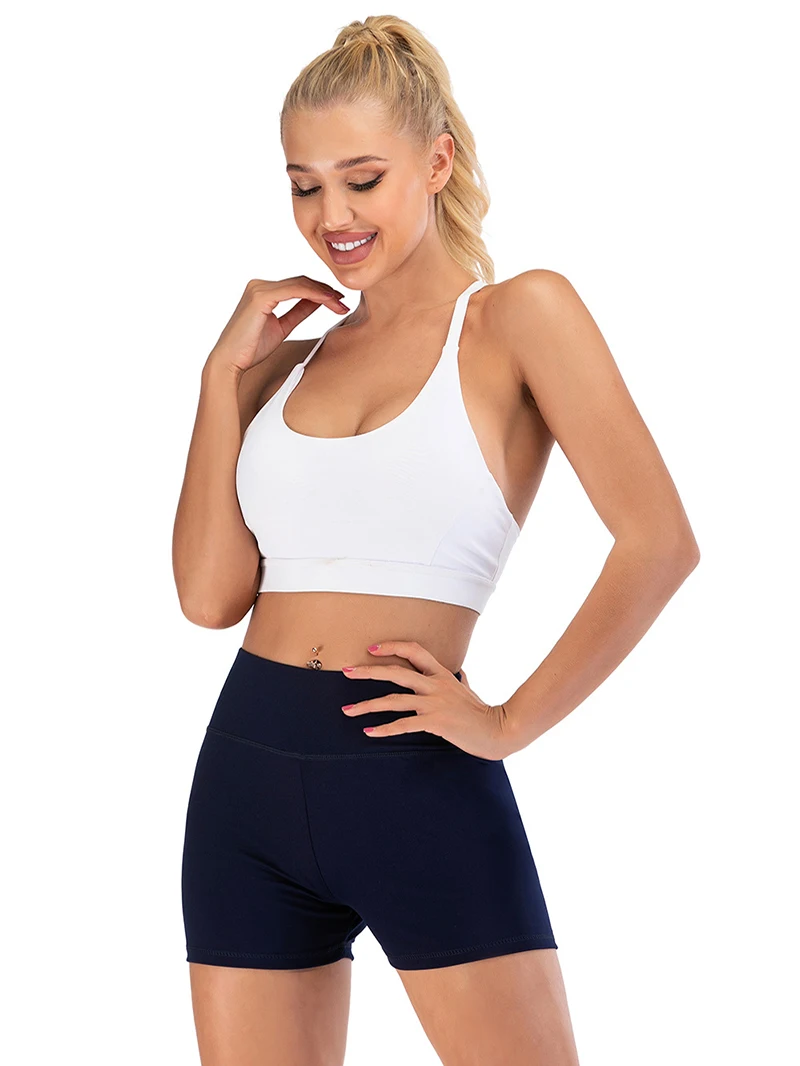 

INSPK Women High Waist Yoga Shorts Push Up Jogger Training Fitness Sport Leggings Polyester Seamless Gym Clothes 2020 New Style