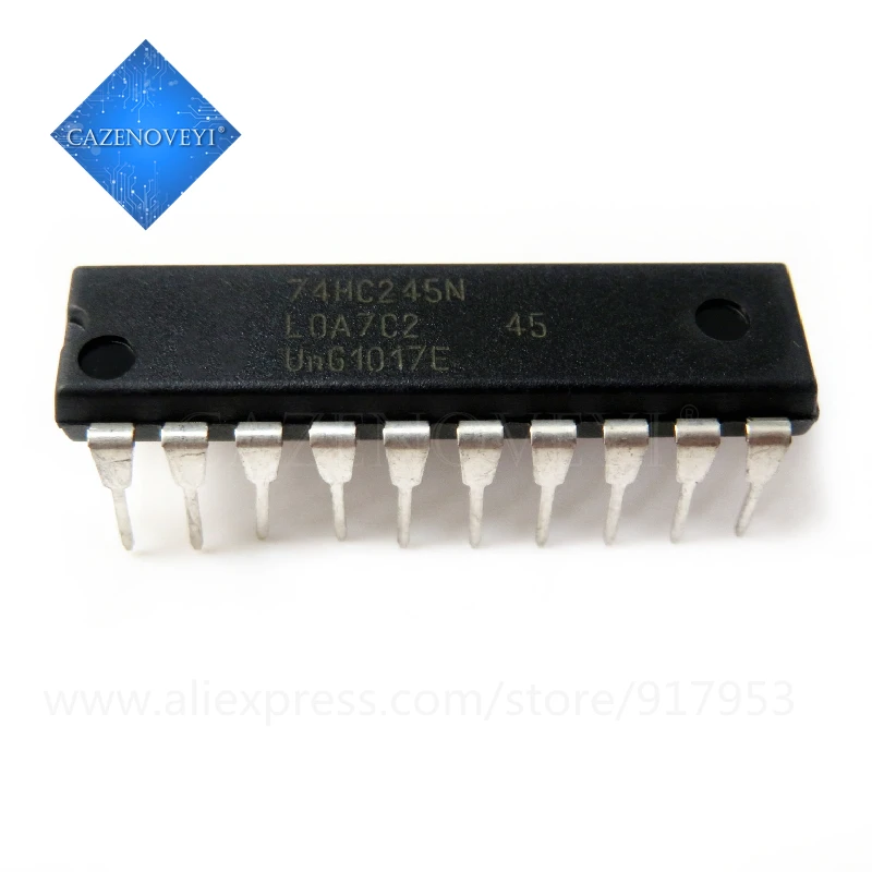 10 шт./лот SN74HC245N SN74HC245 74HC245N 74HC245 DIP 20 новый оригинальный в наличии|Интегральные