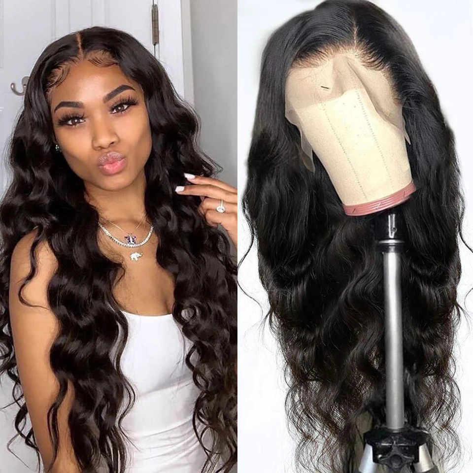 

30 inch Body Wave Human Hair Wig 13x6 Human Hair Lace frontal wigs Brazilian Body Wave Wig 5x5 Lace Closure for Black Women