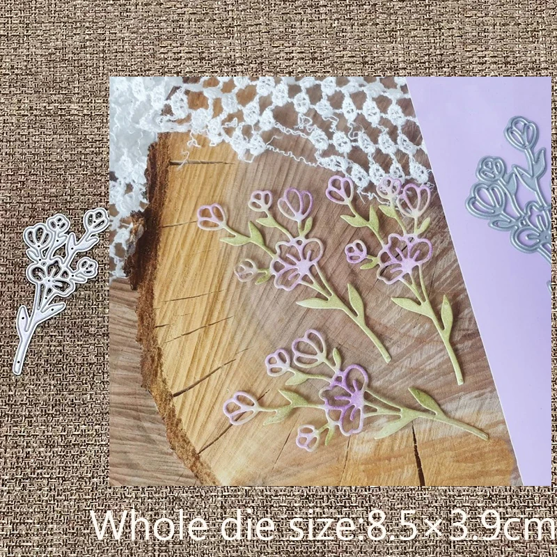 

New Design Craft Metal stencil mold Cutting Die flower branch decoration scrapbook die cuts Album Paper Card Craft Embossing