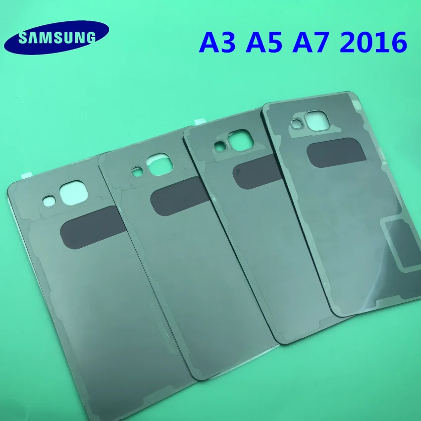 samsung Galaxy A3 A5 A7 A9 A310 A510 A710 A910 задняя крышка Батарея чехол 3D Стекло сзади Корпус на домашнию Дверь чехол