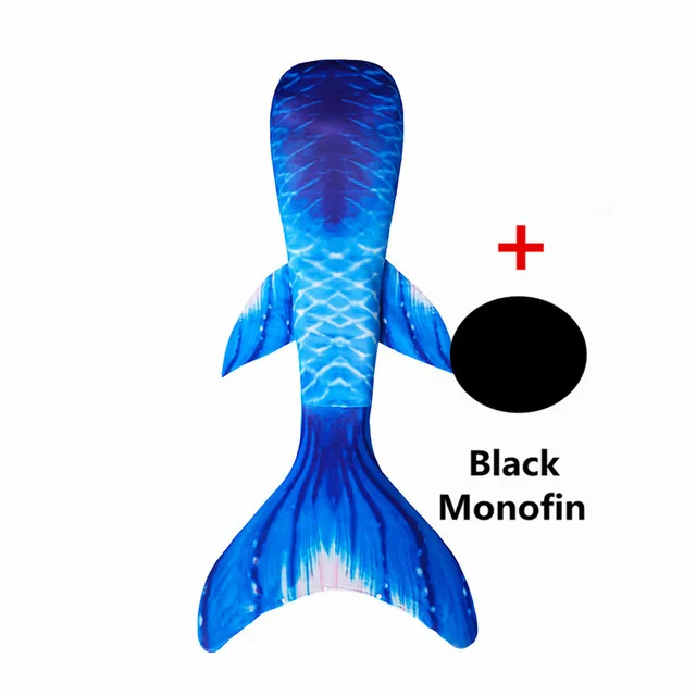 Купальный костюм Русалочки с моноластами для девочек Детский купальный хвостом