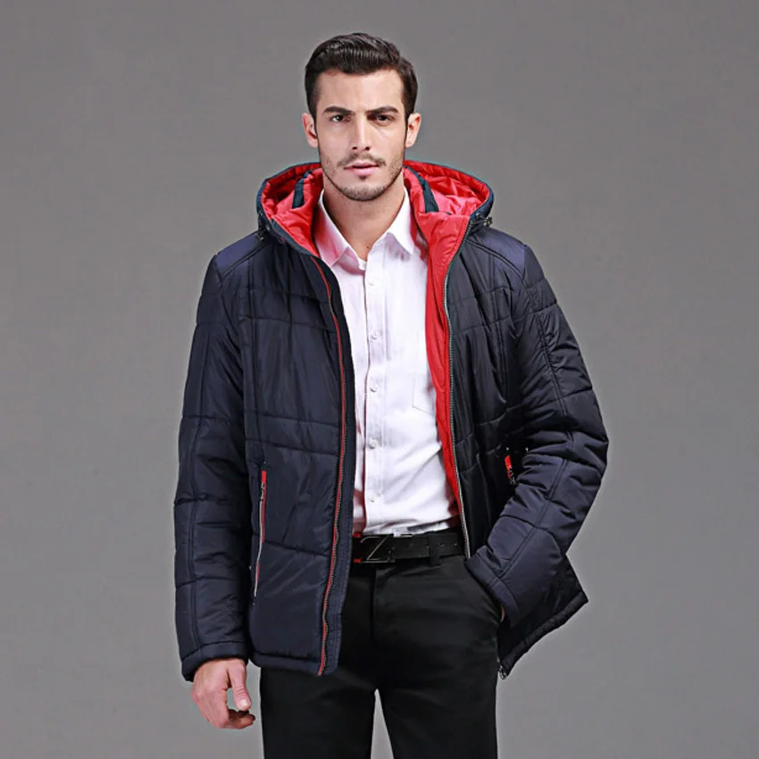 Inverno Masculino Casaco мужская зимняя куртка толстые парки европейские и американские
