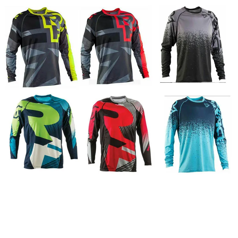 

Мужская рубашка с длинным рукавом DH MX, мотоциклетная одежда, быстросохнущая рубашка для горного велосипеда, 2018