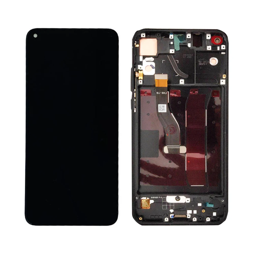 

6.4"ORIGINAL For HUAWEI Nova 4 LCD Touch Screen Digitizer Assembly For Huawei Nova 4 Display with Frame Replacement V20 VCE-L22