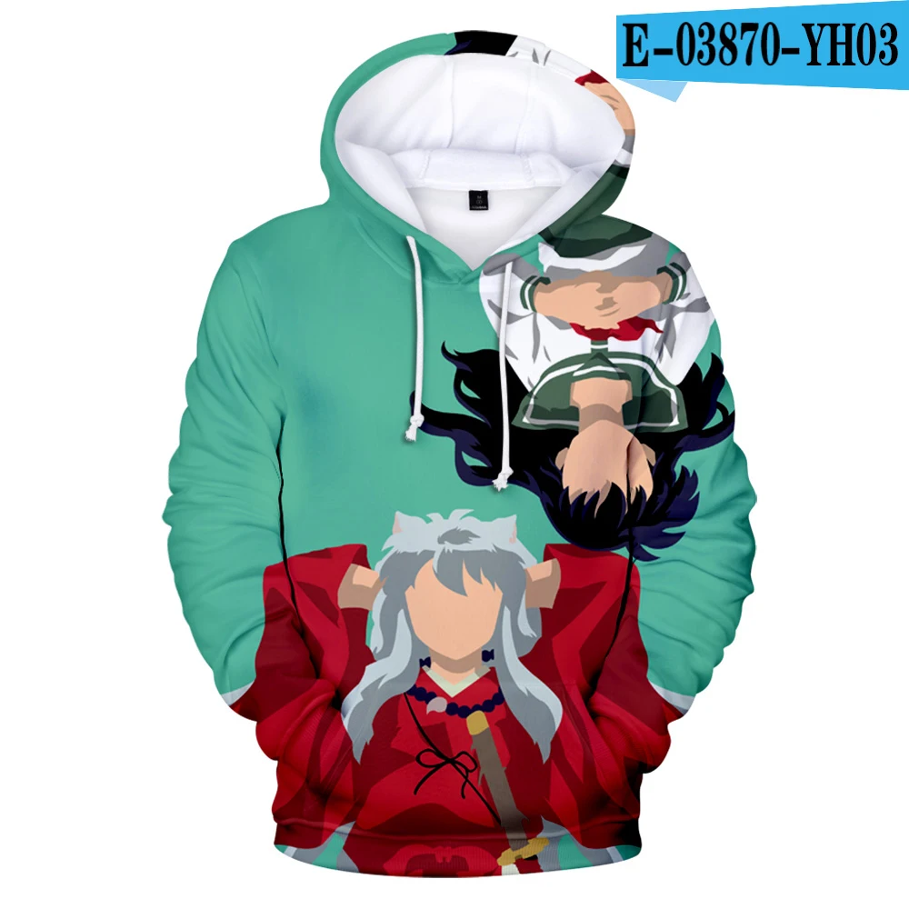 3d Горячая Распродажа 3D Аниме толстовки Inuyasha героев из мультфильмов аниме манга Inuyasha Толстовка Для мужчин/wo Для мужчин и детей с длинными рукавами для мальчиков и девочек прикольная верхняя одежда - Цвет: 3d