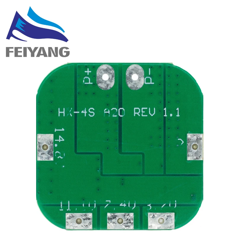 4S 14 8 V/16 V 20A пиковая литий ионная BMS PCM плата защиты батареи bms pcm для литиевых LicoO2