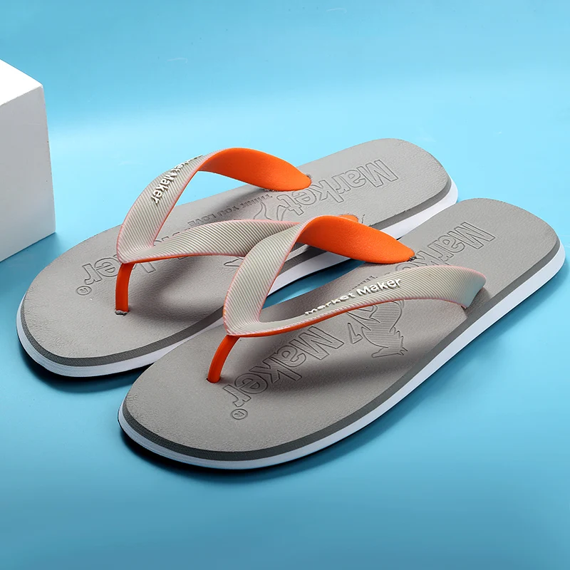 

Men's Flip Flops Summer Slides for Men Leisure Indoor House Slippers Beach Sandals Zapatos De Hombre Size 39-44