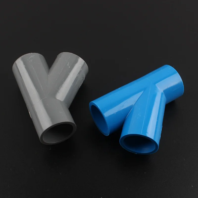 2 шт. 25 мм ПВХ косой тройник соединитель водопроводная труба аксессуар садовое