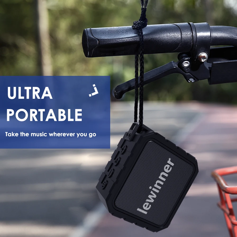 Lewinner X6 Bluetooth динамик IPX7 водонепроницаемый Колонка портативный сабвуфер для iphone