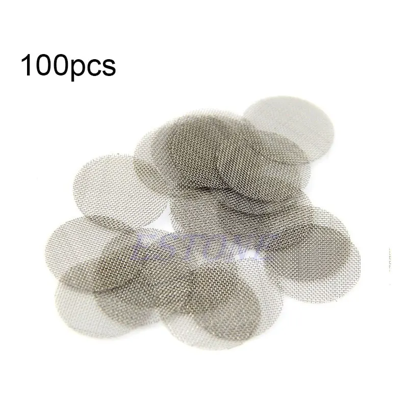 100 шт. металлические фильтры для кальяна из нержавеющей стали|screen mesh|screen basketaccessories