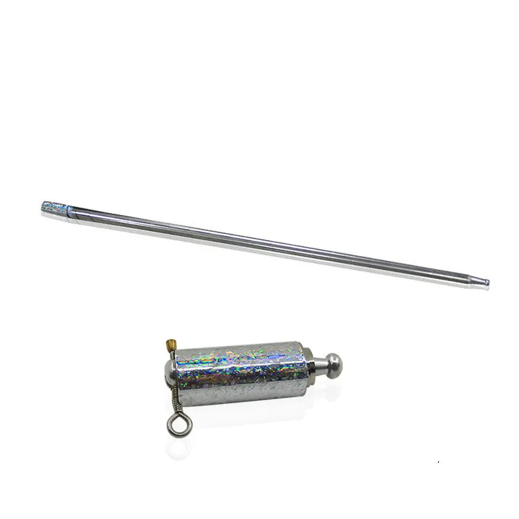 sliver 50cm 110 см/150 см металлическая появляющаяся трость может выбрать цветные волшебные палочки для профессиональной Волшебная сцена уличные иллюзионные аксессуары - Цвет: sliver 50cm