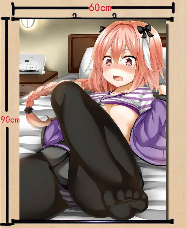 Плакат аниме Fate/Apocrypha Astolfo для домашнего декора настенный свиток 60*90 см домашний