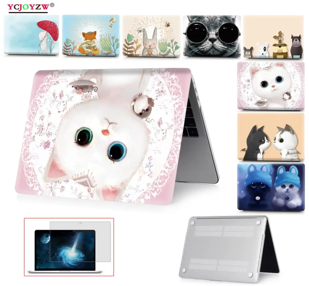 

New Case for MacBook Air 13 M2 2022 A2681 A2337 A2179 M1 Pro Retina 11 12 14 15 16 inch A2442A2338A2289A2251 Small animals case