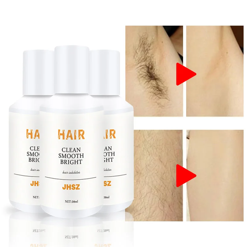 

Powerful Permanent Painless Hair Removal Spray Stop Hair Growth Inhibitor Shrink Pores Skin Smooth Face Hair Remover Gentle